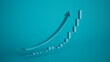© RocknRoller Studios - Modern Financial Growth Chart with Rising Arrow - Minimalist Teal Infographic