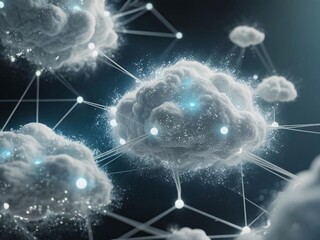 Poster - Cloud Network Connection, Data Storage and Computing Technology