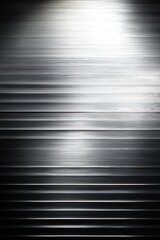Poster - Metallic Texture with Horizontal Lines and Gradient Lighting Creates a Modern Industrial Aesthetic for Backgrounds and Design Projects with a Polished Finish