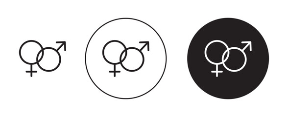 Poster - unisex vector icon logo or illustration
