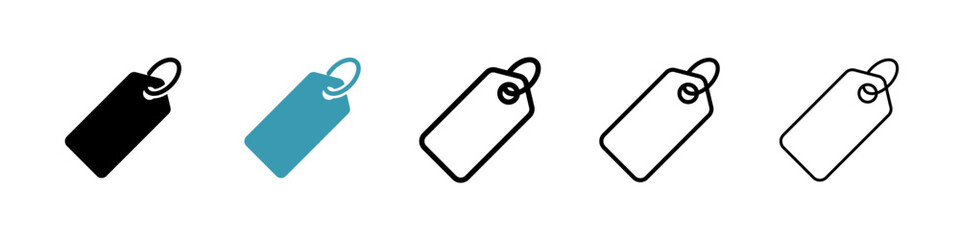 Poster - Price tag vector icon logo or illustration