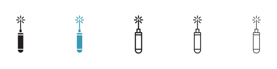 Poster - Pointer laser vector icon logo or illustration