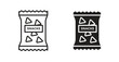 © Vince - Snacks icons. Vector isolated elements concept