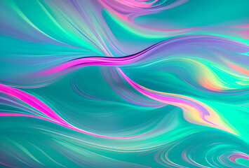 Poster - abstract soft blue wave background. blue background with blue lines curved wavy sparkle with copy space for text. Three-dimensional wave,in good quality,generative ai