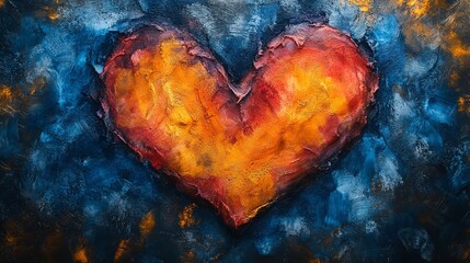 Heart shape tie dye pattern hand dyed on cotton fabric