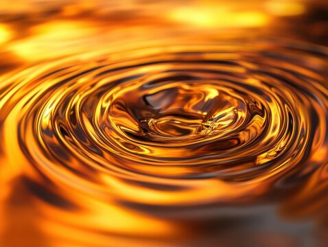 Soft pulses ripple in fluid twists; background fades