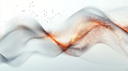 Poster - Abstract flowing waves
