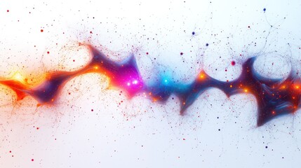 Poster - Abstract swirling fractal patterns