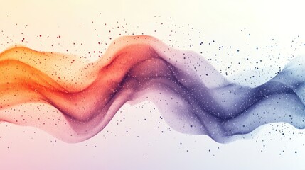 Poster - Abstract wavy colorful background