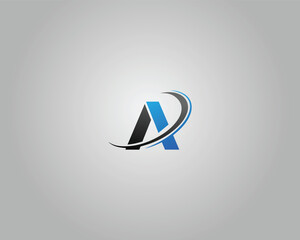 Poster - Abstract A Letter Logo Design Modern Vector Template.