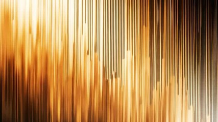 Poster - elegant abstract background of golden vertical lines warm texture of light and shadow creating dynam
