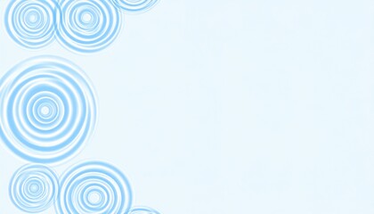 Poster - Water ripples abstract art digital background graphic design calm environment top-down view serenity concept