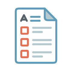 Poster - Form checklist document graphic icon style against black background