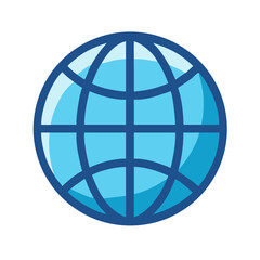 Poster - World globe icon representation of global network communication systems