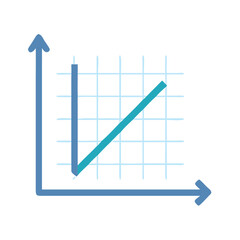 Poster - Graphical representation of data growth on a simple chart
