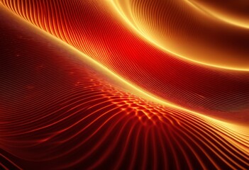 Wall Mural - Close-up of abstract background in red and yellow with lines