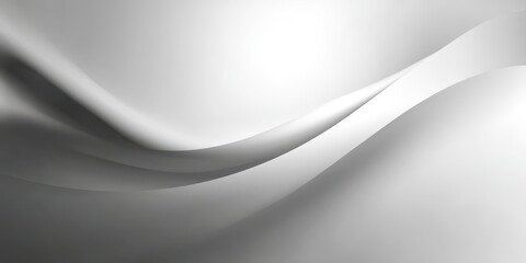 Poster - A white background with a wavy line