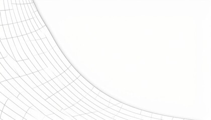 Poster - Dynamic curved pathway design urban landscape digital art minimalist style aerial view modern concept