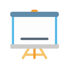Poster - Presentation board mockup icon for business or education usage