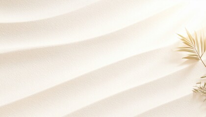 Poster - Gentle waves of sand desert dunes natural landscape serene environment close-up tranquility in nature