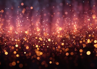 Wall Mural - Red Gold Orange Sparkle Glitter Lights Dark Background Abstract Texture