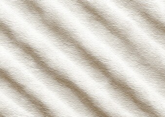 Wall Mural - Beige And White Diagonal Fabric Texture Background
