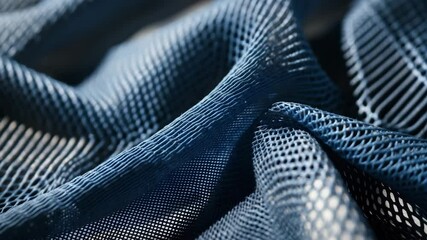 Mesh textile pattern in shoes and clothing