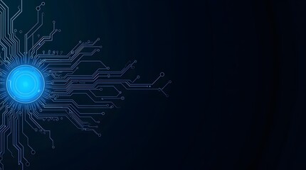 circular ai hud hologram vector concept. futuristic interface for technology, science, and digital a