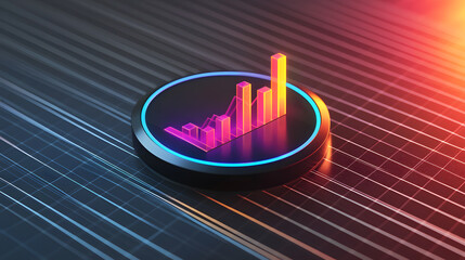 Poster - Dynamic business analytics visualization digital workspace infographic chart modern environment aesthetic viewpoint data insights