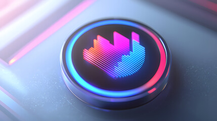 Poster - Business analytics visualization corporate office digital artwork modern environment close-up data insights