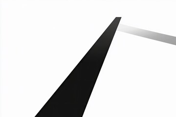 Aufkleber - Abstract geometric design, black and white, minimalist lines