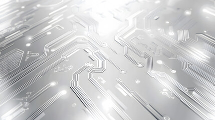 Poster - Digital circuit board design technology graphic content modern environment close-up viewpoint contemporary concept