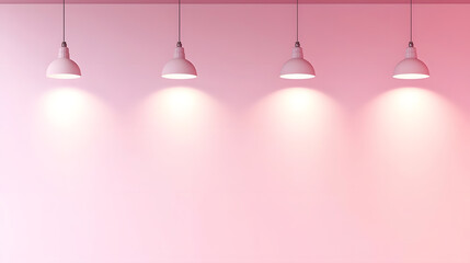 Poster - Elegant monochrome gradient light installation contemporary space visual art minimalist design indoor setting