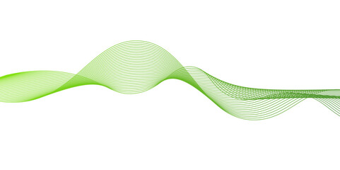 Poster - smooth stylish abstract green wave background,dots on a whit clean and fresh background,vector abstr
