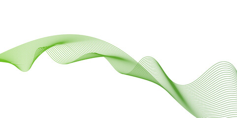 Poster - smooth stylish abstract green wave background,dots on a whit clean and fresh background,vector abstr