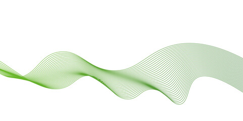 Poster - smooth stylish abstract green wave background,dots on a whit clean and fresh background,vector abstr