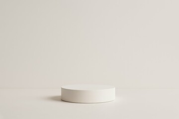 Poster - Minimalist Podium in Modern Space with Simple Background