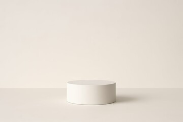 Poster - Simple Minimalist Podium Design for Display or Presentation Use