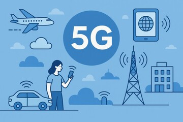 Poster - Visual Representation of 5G Technology and Its Applications