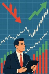 Poster - Stock Market Dynamics with Investment Analysis and Graph Trends