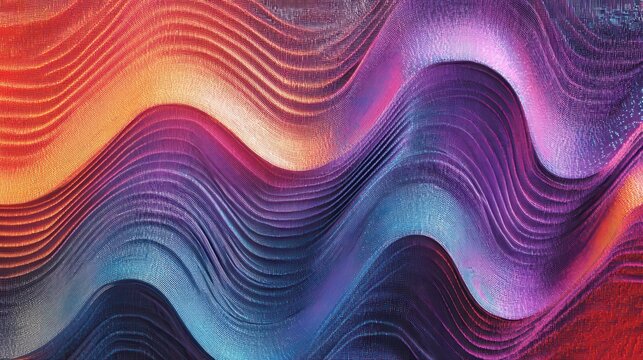 Pushing bubble waves, chroma thread, subtle background appears