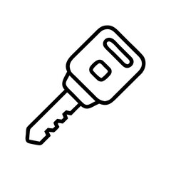 Poster - car key icon vector illustration isolated on white background