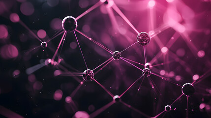 Poster - Neural network dynamics digital space abstract wallpaper vibrant environment close-up view ai conceptualization
