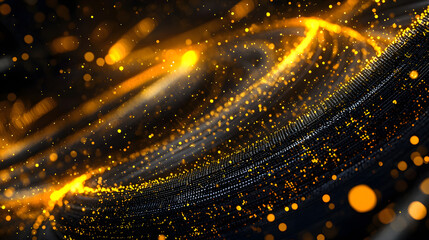 Poster - Dynamic blockchain cybersecurity visualization wallpaper digital space abstract futuristic viewpoint