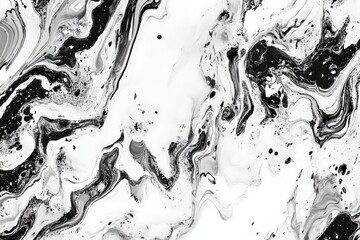 Aufkleber - Abstract monochrome marble texture