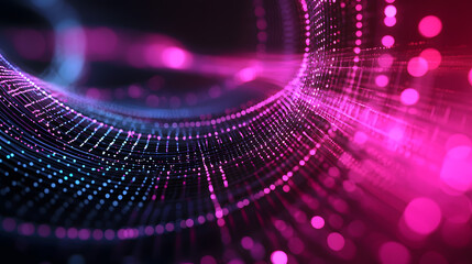 Poster - Dynamic energy grids smart city frameworks futuristic wallpaper digital environment abstract viewpoint