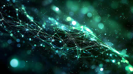 Poster - Interstellar communication visuals cosmic wallpaper digital art sci-fi environment abstract viewpoint space tech concept