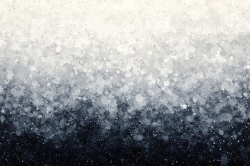 Fototapete - Abstract, mottled, cool-toned, gradient background.  A blend of grays and blacks transitions from light to dark, with speckled white highlights.  A soft, textured, modern impression