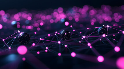 Poster - Sustainable tech wallpaper visualizing green digital systems in a futuristic environment