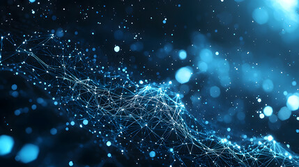 Poster - Dynamic wallpaper of sustainable tech visualized in green digital systems abstract environment futuristic viewpoint